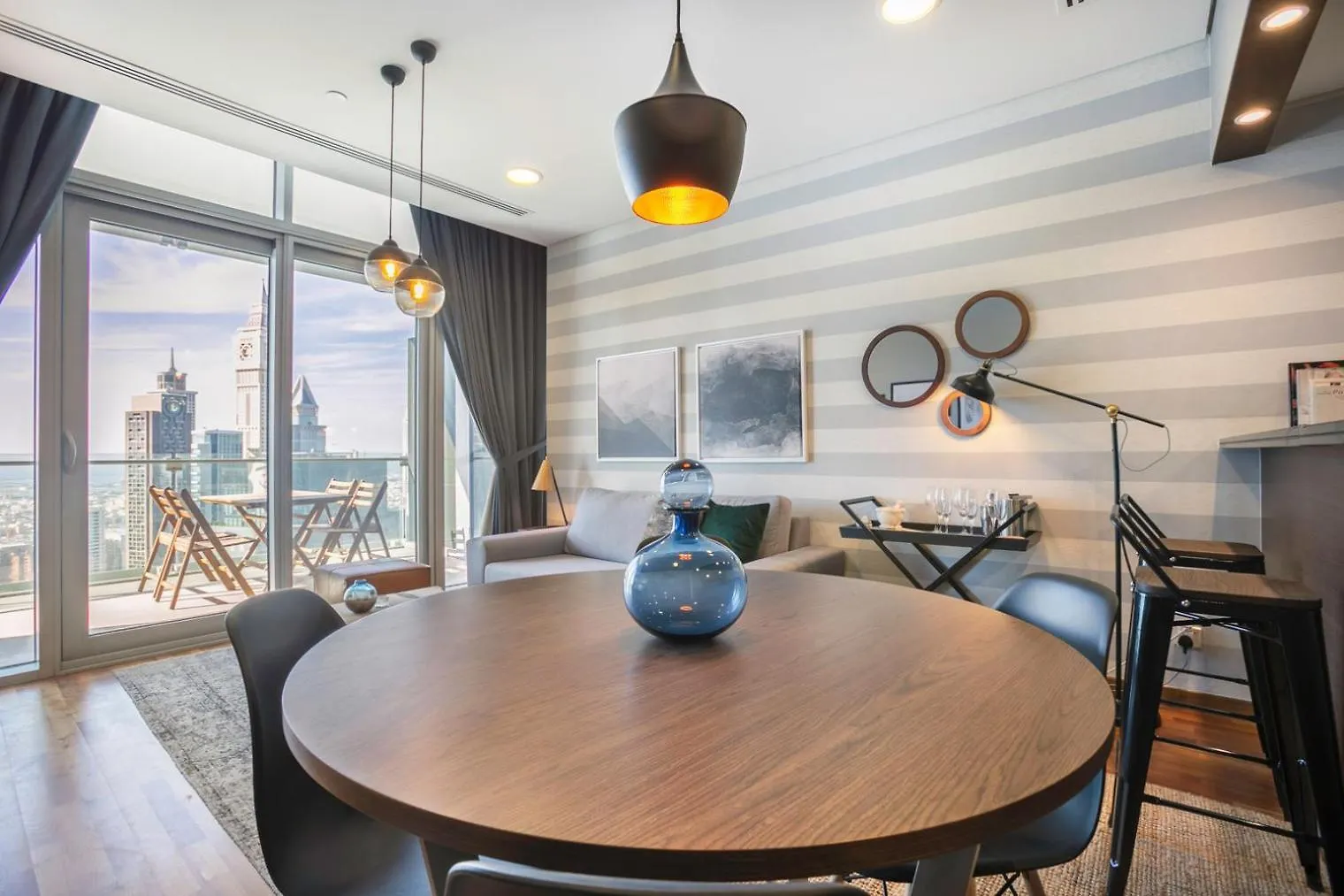 Blueground Difc City View Pool Gym Dxb-182 Dubai Apartment